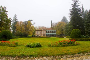 Alexander Chavchavadze Müzesi ve Tsinandali, Georgia 'daki bahçe.