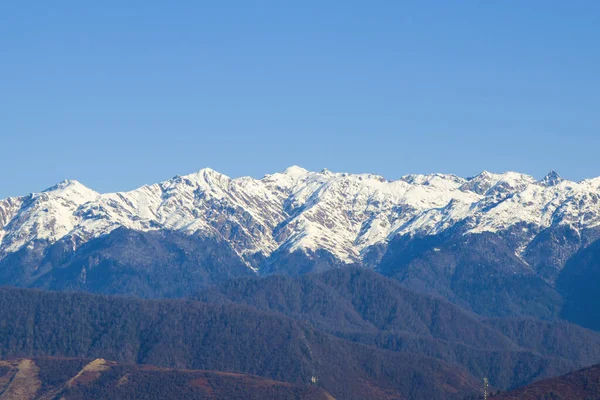 Egrisi Montanha Paisagem Paisagem Inverno Samegrelo Geórgia — Fotografia de Stock