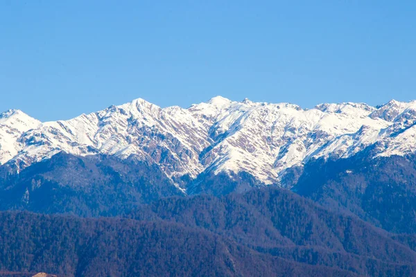 Paysage Montagne Egrisi Paysage Hiver Samegrelo Géorgie — Photo
