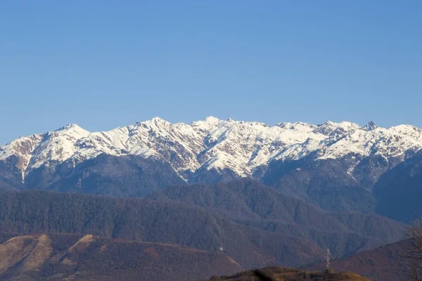 Egrisi Montanha Paisagem Paisagem Inverno Samegrelo Geórgia — Fotografia de Stock