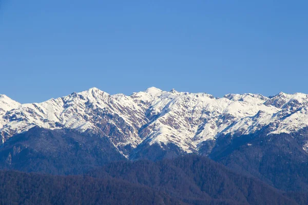 Paysage Montagne Egrisi Paysage Hiver Samegrelo Géorgie — Photo