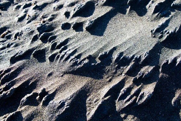 Sandy Beach Black Sea Sand Beach Georgia — Stock Photo, Image