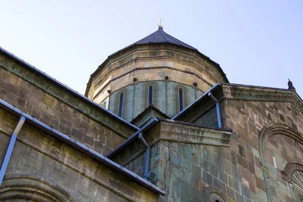 Svetitshkoveli Katedrali Kilise Manzarası Mtskheta Gürcistan Daki Eski Ünlü Mimari — Stok fotoğraf
