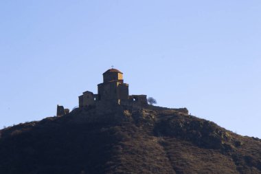 Mtskheta 'daki ünlü kilise, Djvari Katedrali, Georgia