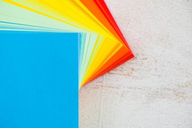 Renkli kağıt arkaplan, kağıt tahta ve metin ve karton için boş boşluk