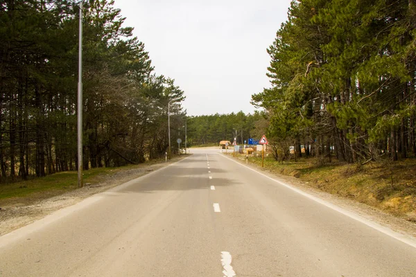 Landschap Uitzicht Snelweg Weg Georgië — Stockfoto