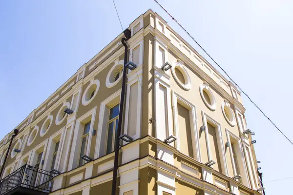 Старый Известный Архитектурный Экстерьер Площадь Гудиашвили Старом Городе Центре Тбилиси — стоковое фото