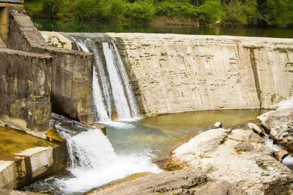 Paisaje Vista Del Río Verde Río Martvili Samegrelo Paisaje Del — Foto de Stock