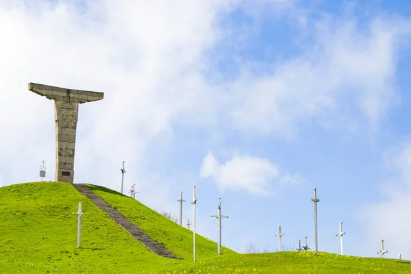 Monumento Didgori Didgori Georgia Famoso Punto Riferimento Luogo — Foto Stock