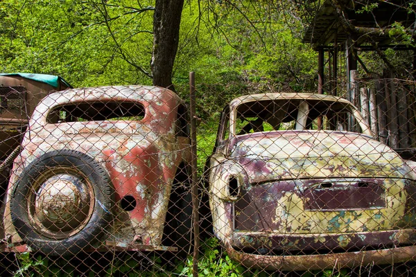 Stary Zabytkowy Samochód Auto Gruzji — Zdjęcie stockowe