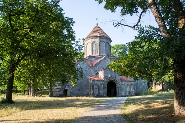 Igreja Georgiana Antiga Manglisi Geórgia Arquitetura Antiga Natureza — Fotografia de Stock