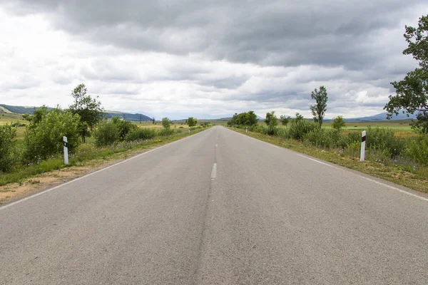 Landschap Van Snelweg Weg Uitzicht Georgië Reizen Foto — Stockfoto