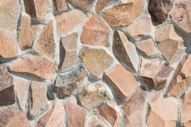 Taş duvar arkaplanı ve zemin, eski taşlar