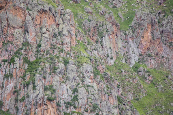 Berglandschaft Und Aussicht Georgien Nahaufnahme Des Berges — Stockfoto