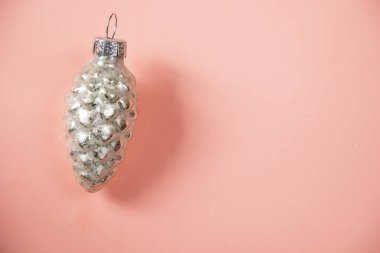 Noel ağacı oyuncakları renkli arka plan