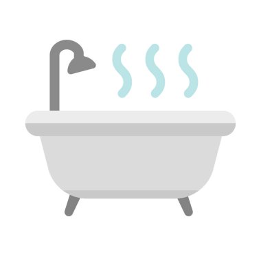 banyo, küvet / ev aletleri, mobilya vektör resimleme