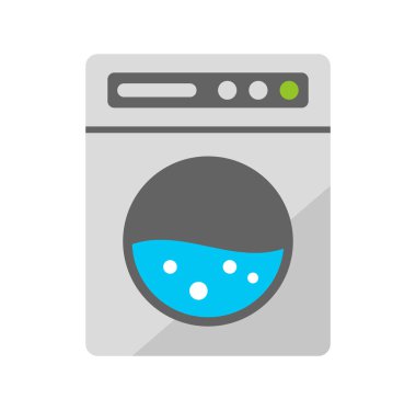 Çamaşır makinesi, çamaşır makinesi / Ev aletleri vektör resimleme