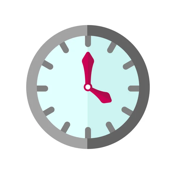 Clock Home Appearance Vector Icon Illustration — 스톡 벡터