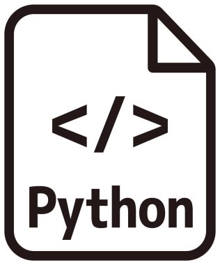 Python simgesi the 124; ana programlama dili vektör resimleme