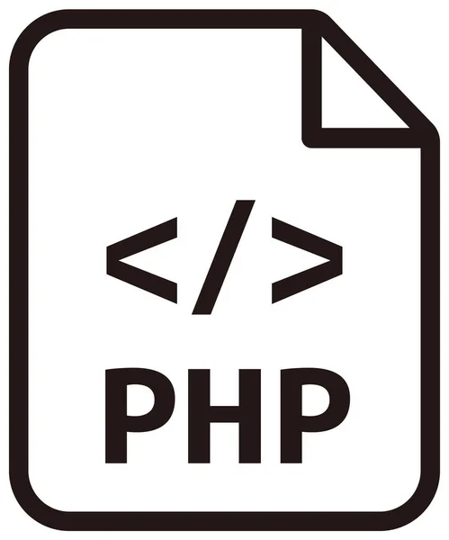 Php Con Estocástico Ilustración Vectores Lenguaje Programación Principal — Archivo Imágenes Vectoriales