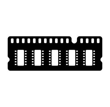 Bilgisayar Belleği (Rastgele Erişim Belleği) vektör resimleme