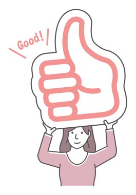 Karton tabağı tutan genç bir kadın..