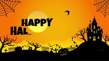 Halloween motif 4K animation movie