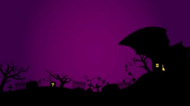 Halloween motif 4K animation movie ( no text )