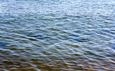 Yazın dalgalı mavi deniz, arka plan