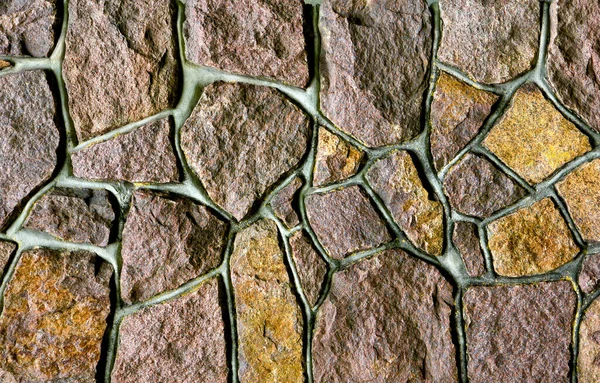 Fondo Pared Piedra Marrón Textura —  Fotos de Stock