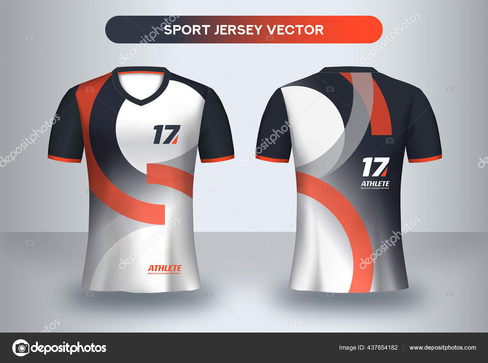 Football Jersey Design Template Corporate Design Soccer Club Uniform Football Jersey Design Template Corporate Design Soccer Club Uniform