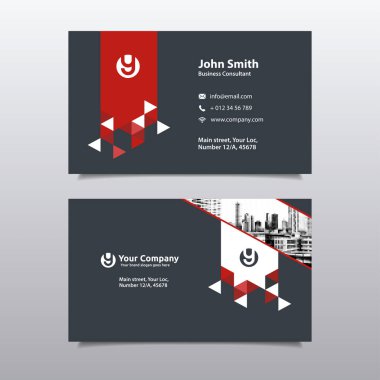 Şehir Arkaplan Kartı Tasarım Şablonu. Broşür, Yıllık Rapor, Dergi, Poster, Şirket Sunumu, Portföy, Flyer, Web Sitesi