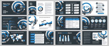 Bilgi Şablonu ile Şehir Arkaplan İşletmeleri Sunumu.