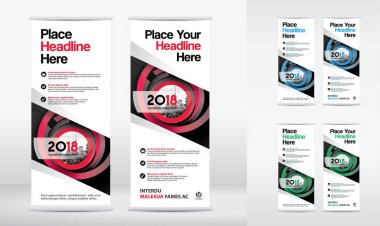 İş broşürü. Değiştirilebilir resimli kurumsal tasarım broşürü