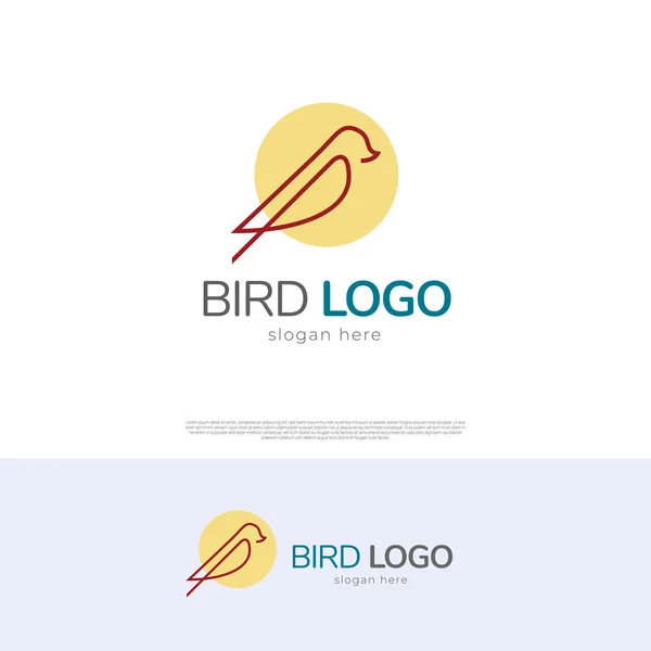 Ikona Symbolu Ptaka — Wektor stockowy