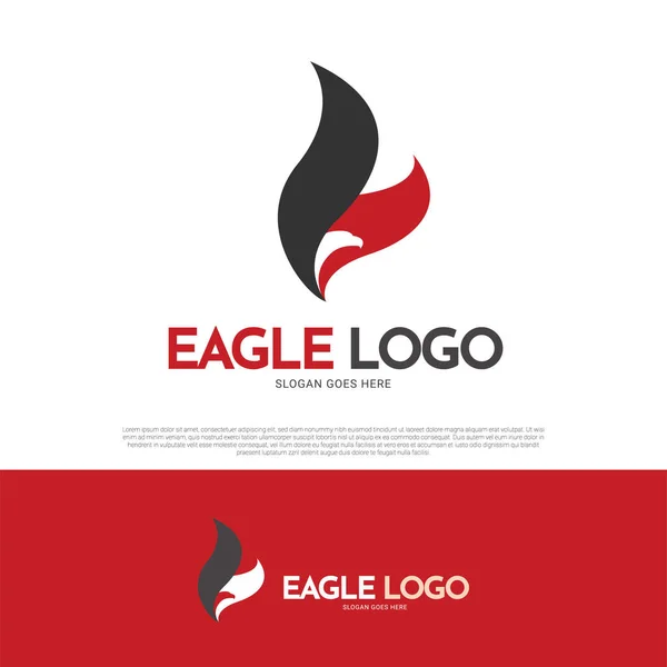 Дизайн Логотипа Орла — стоковый вектор