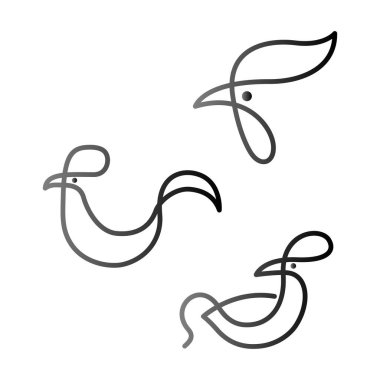 Tavuk horozu logosu simgesi hayvan