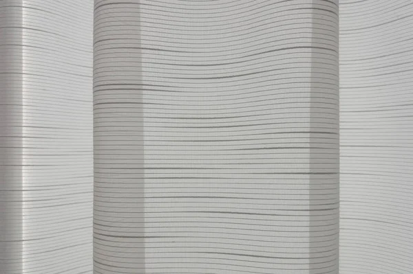 Grå Beige Tyll Gardin Veck Transparent Textur Textil Mesh — Stockfoto
