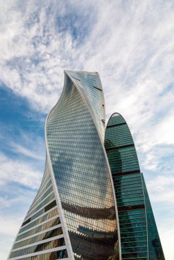 Moskova Şehri gökdelenleri - Evrim ve İmparatorluk kuleleri, Moskova 28.06.2020