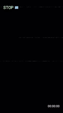 VHS video teyp arızasını dikey arkaplanda durdur