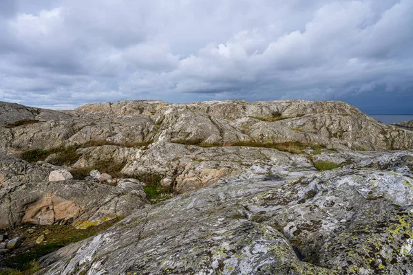 Piękne zdjęcie z archipelagu Weather Island, najbardziej wysuniętego na zachód punktu Szwecji — Zdjęcie stockowe