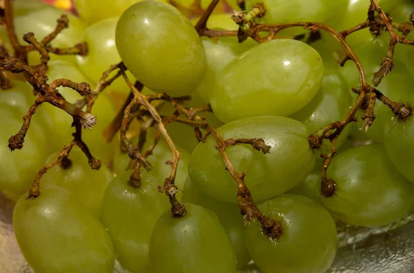 A closeup picture of green grapes — Stock Photo, Image