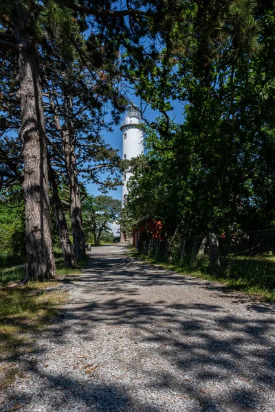Il faro Tall Erik sulla punta settentrionale dell'isola baltica di Oland — Foto Stock