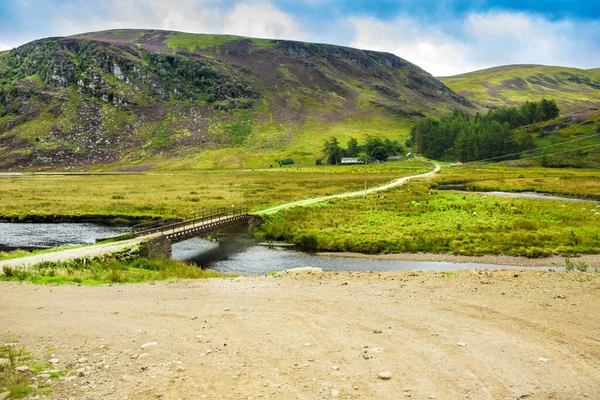 Trilha Caminhada Parque Nacional Cairngorms Glen Lee Angus Escócia Reino — Fotografia de Stock