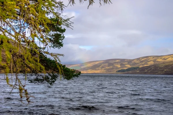 Útvonal Loch Muick Körül Royal Deeside Ban Ballater Aberdeenshire Skócia — Stock Fotó