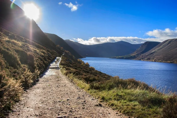 Camino Alrededor Loch Muick Royal Deeside Ballater Aberdeenshire Escocia Reino — Foto de Stock