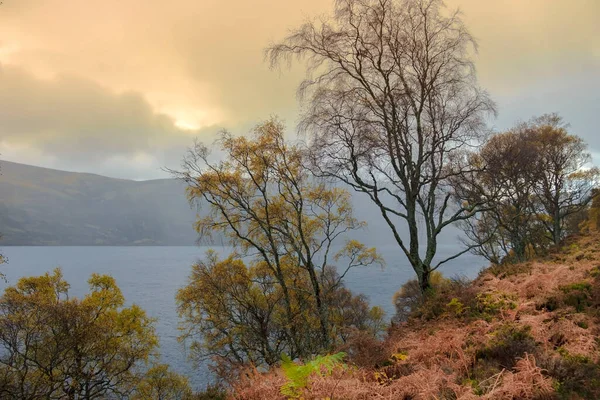 Caminho Redor Loch Muick Royal Deeside Ballater Aberdeenshire Escócia Reino — Fotografia de Stock