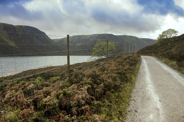 Camino Alrededor Loch Muick Royal Deeside Ballater Aberdeenshire Escocia Reino — Foto de Stock