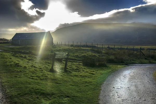 Anfahrt Nach Lochnagar Ballater Royal Deeside Aberdeenshire Schottland Großbritannien Cairngorms — Stockfoto