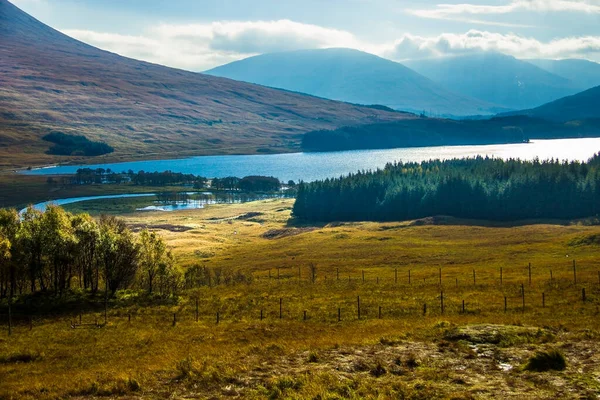 스코틀랜드 고지대의 아름다운 풍경이다 Loch Tulla Argyll Bute 스코틀랜드 — 스톡 사진